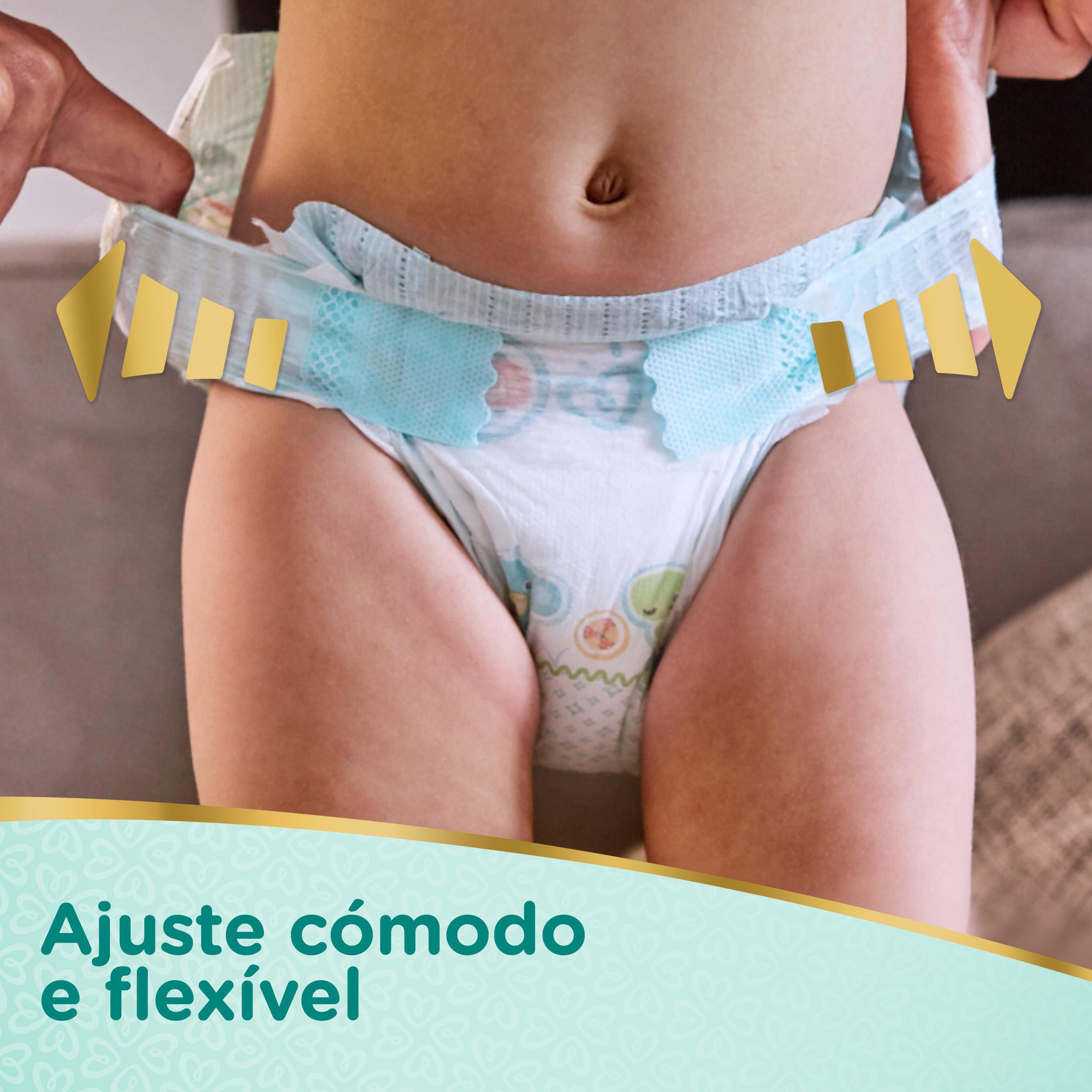 Pampers Fralda Hipoalergênica Alta Absorção 12h Premium Care G 68 Unidades - Imagem 3