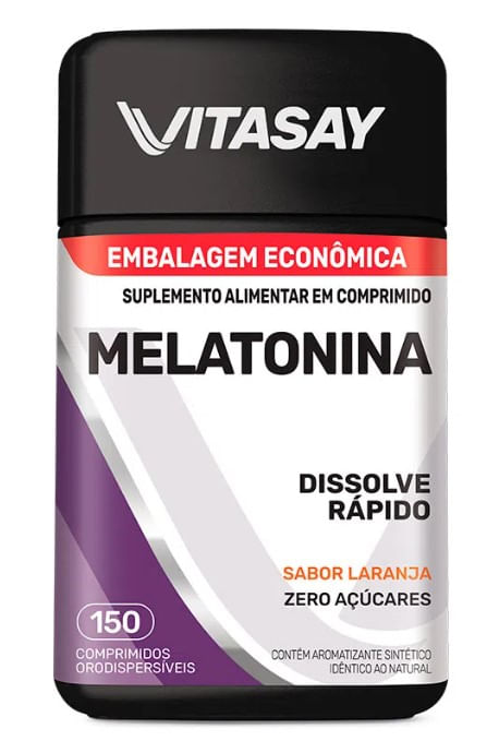 Suplemento Alimentar Melatonina Vitasay - 150 Comprimido Orodispersível