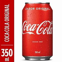 Refrigerante Original 350 ml Lata com Cafeína Coca-Cola Coca-Cola Original 350Ml