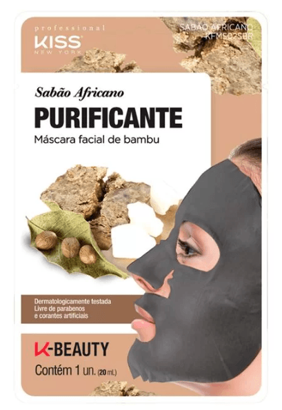 Máscara Facial Sabão Africano 20ml Kiss Ny Máscara Kiss Ny Sabão Africano 20ml