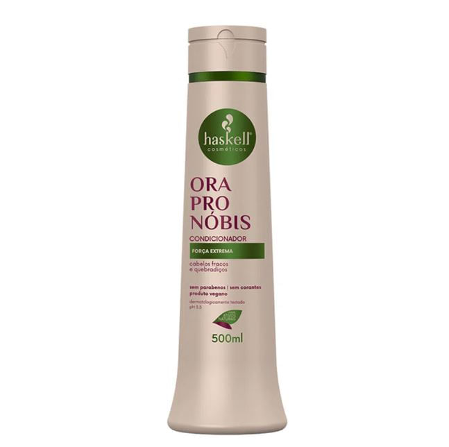 Condicionador Haskell Ora-Pro-Nóbis 500ml para Cabelos Quebradiços