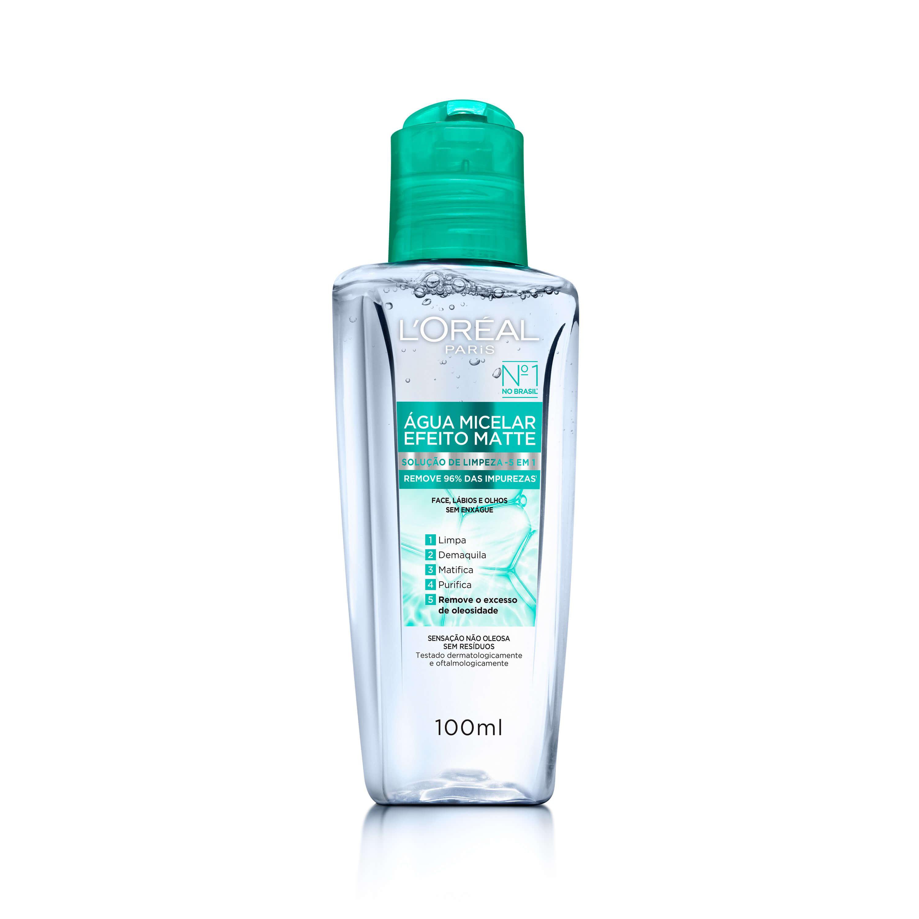 Água Micelar Efeito Matte Antioleosidade 100ml L'Oreal