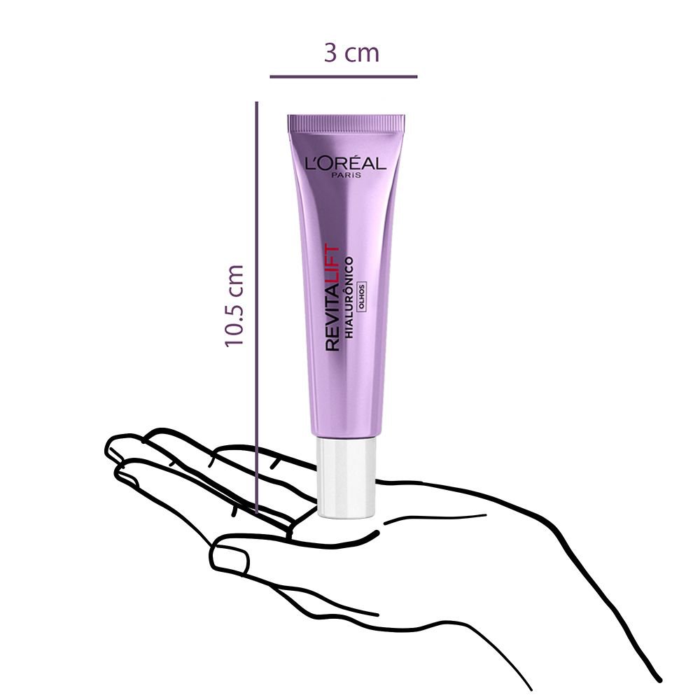 Creme para Olhos Anti-idade L'Oréal Paris Revitalift Hialurônico, 15g - Imagem 6
