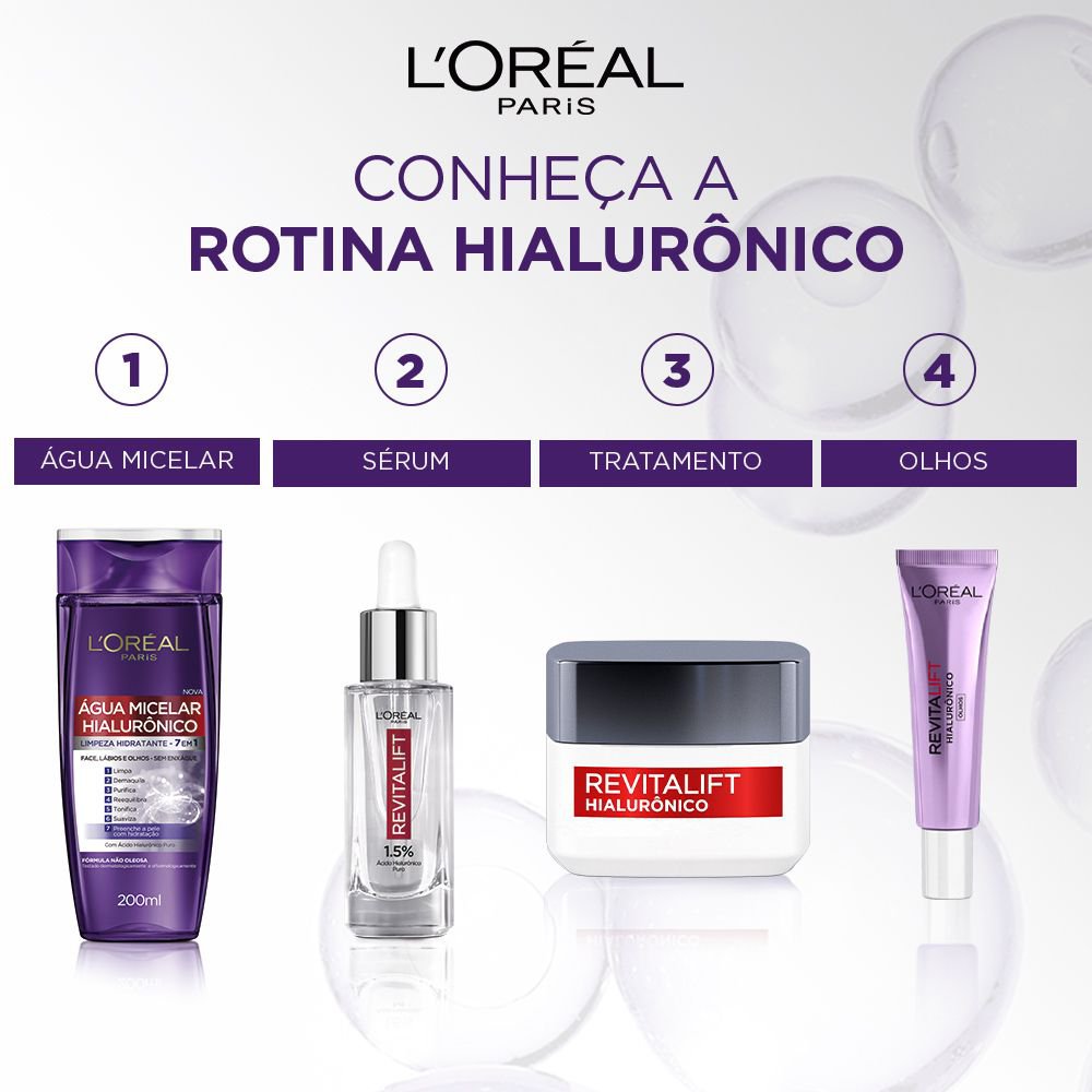 Creme para Olhos Anti-idade L'Oréal Paris Revitalift Hialurônico, 15g - Imagem 7
