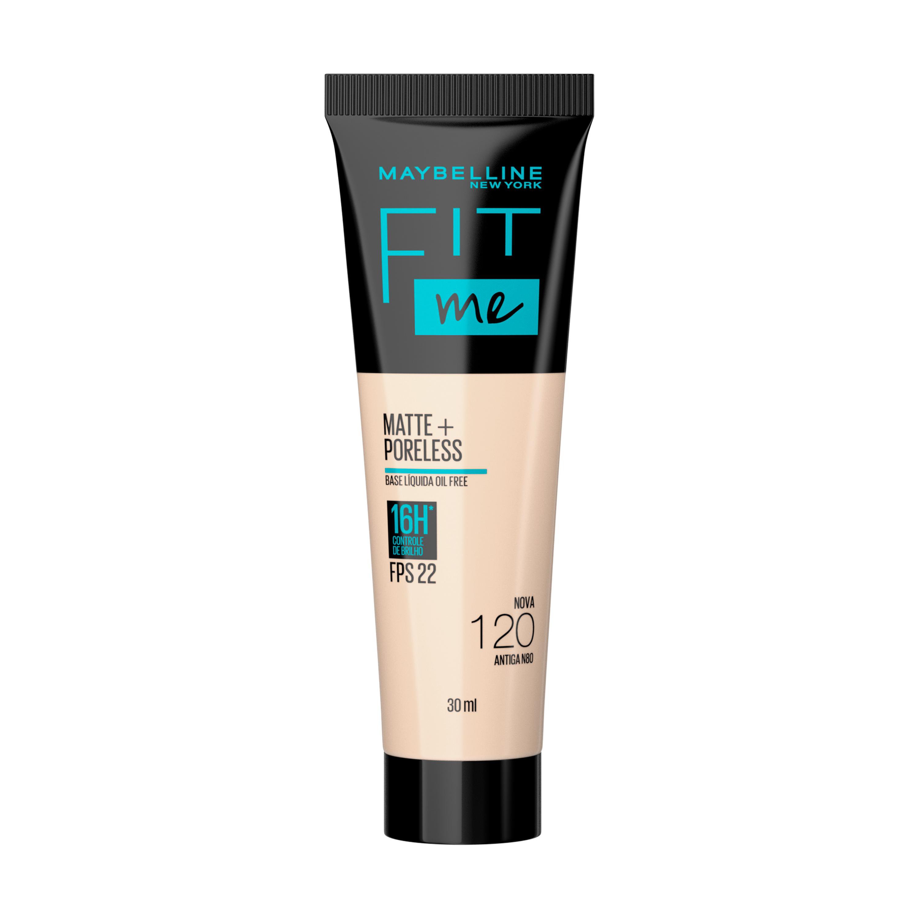 Base Líquida Fit Me Matte Cor 120 FPS 22 30ml L'Oréal