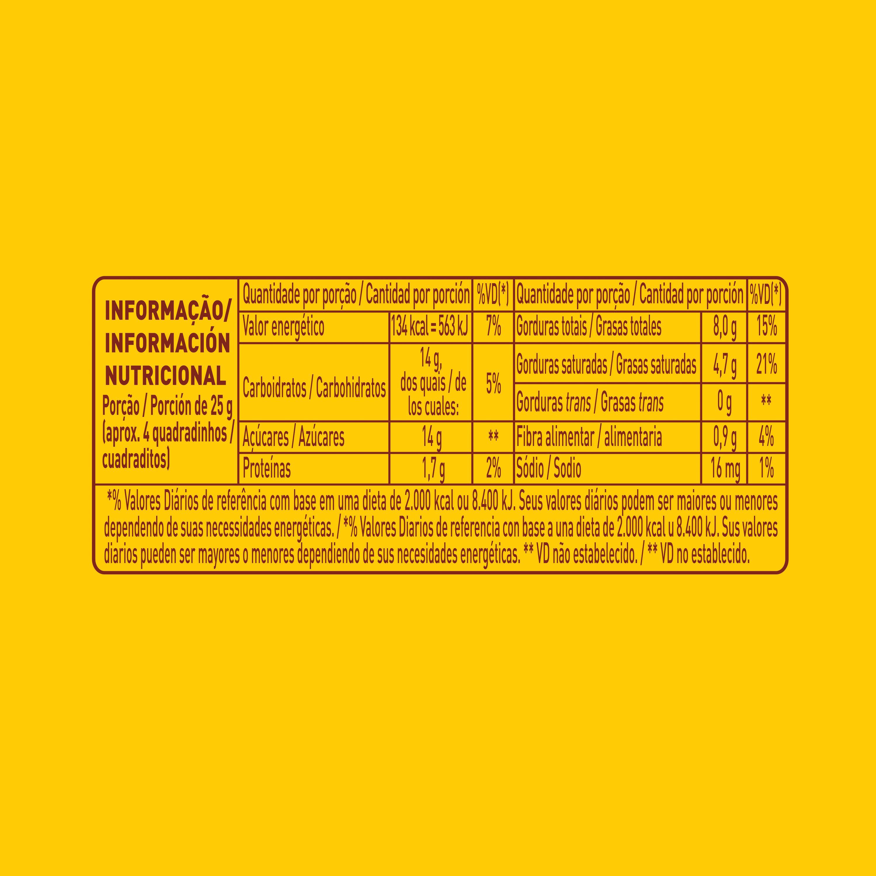 Chocolate ao Leite GAROTO Tablete 80g - Imagem 5