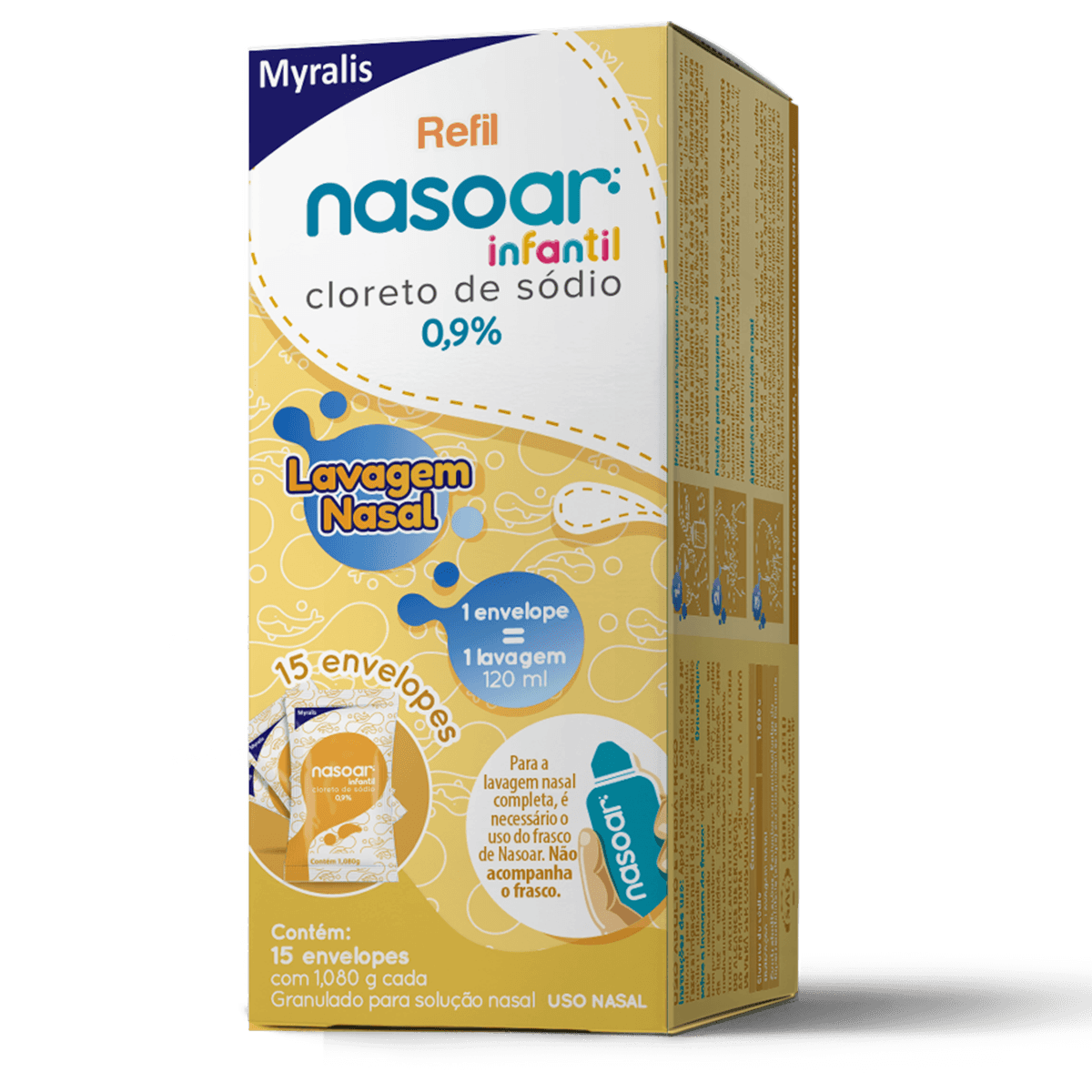 NASOAR INFANTIL 0,9% 15ENV 1,08G REFIL