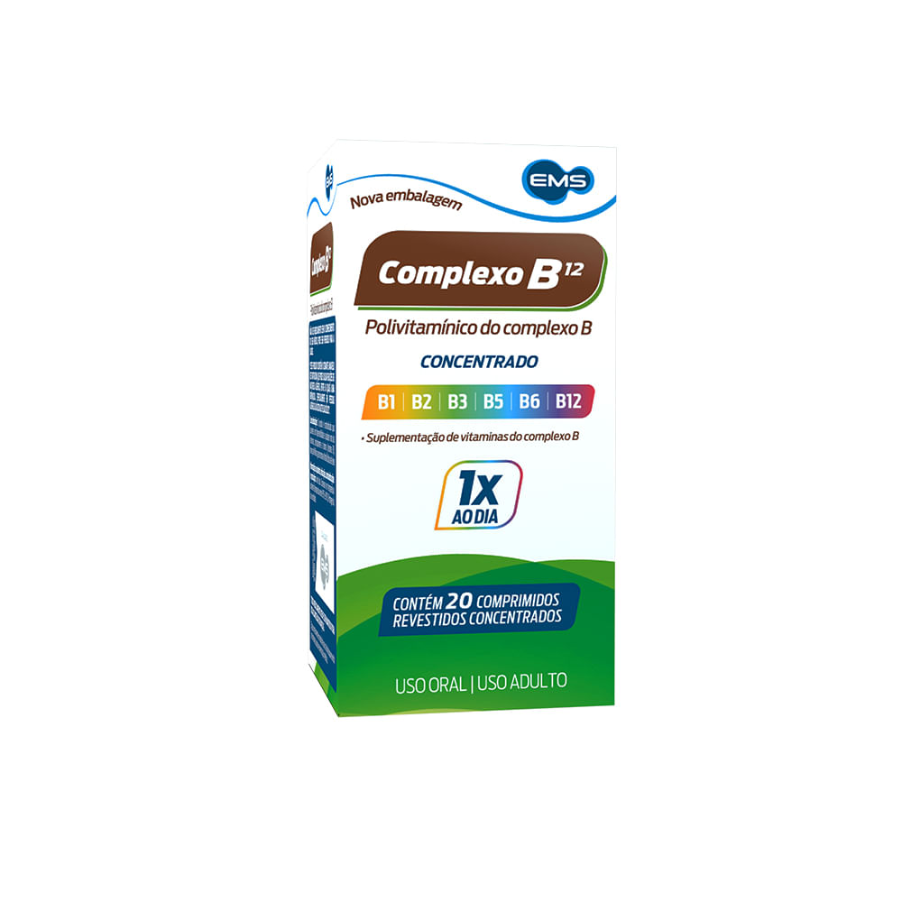 Complexo B Ems - 20 Comprimidos