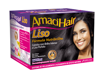 Creme Alisante Amaci Hair Kit Liso Embelleze