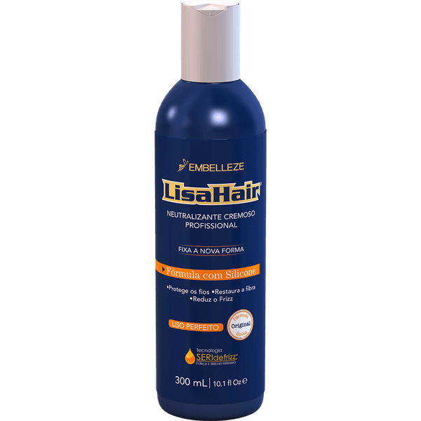 Neutralizante Cremoso Liso Perfeito Profissional 300ml LisaHair Neutralizante LisaHair 300ml
