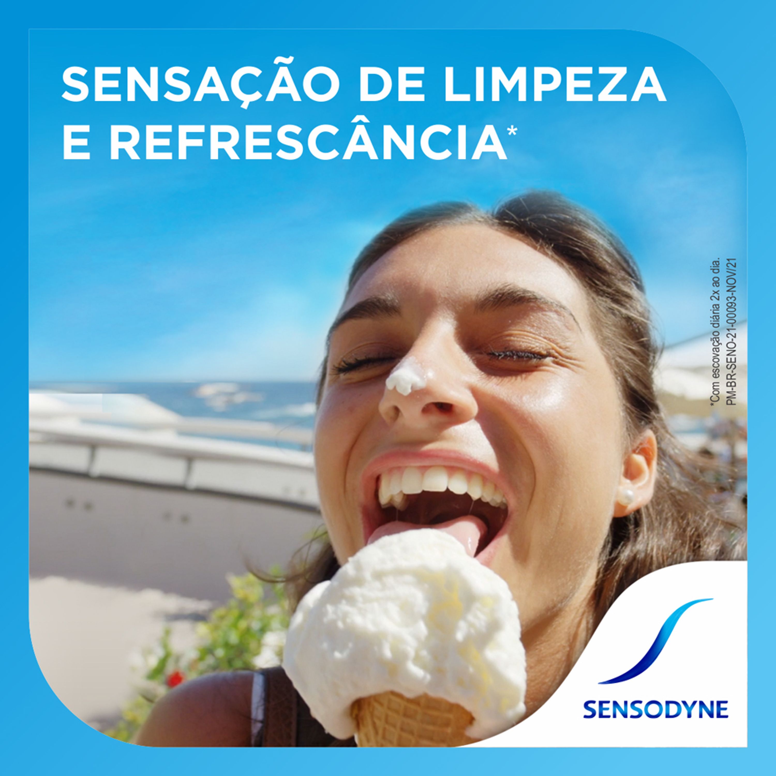 KIT CR DENT SENSODYNE BRANQ EF 90G L3P2 - Imagem 3