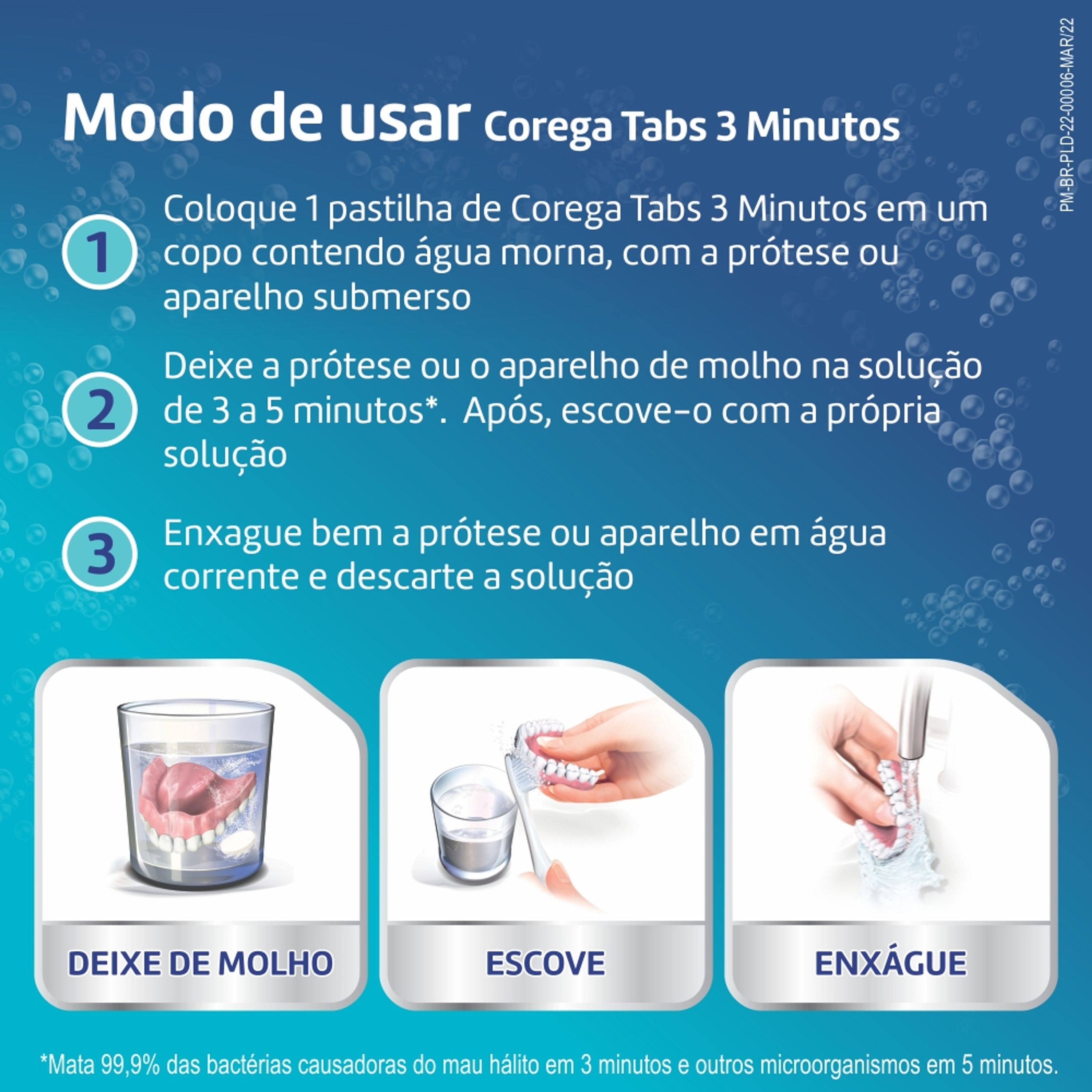 COREGA TABS LIMP 3MIN 6 PAST - Imagem 5