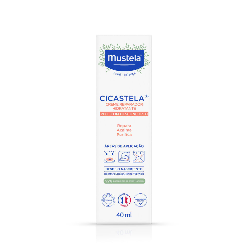 Mustela Cicastela Creme Reparador Hidratante - 40 ml