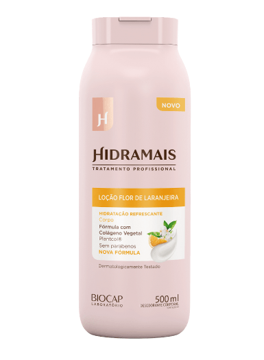Loção Hidratante Hidramais Flor de Laranjeira Biofacil - Colágeno Vegetal e Firmadora LOC HIDR HIDRAMAIS FLOR LAR 500ML