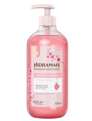 Sabonete Líquido HidraMais 500ml Flor de Cerejeira Biofacil SAB LIQ HIDRAMAIS FLOR CEREJ 500ML