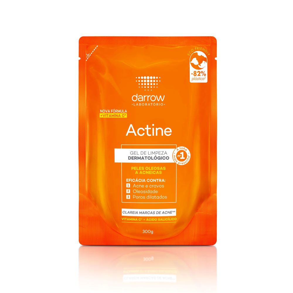 Gel de Limpeza Facial Actine Refil com Ácido Salicílico 300g Darrow