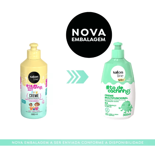 Creme Multifuncional Salon Line Multy Baby Todecachinho 300Ml - Salon Line To De Cacho - Imagem 3
