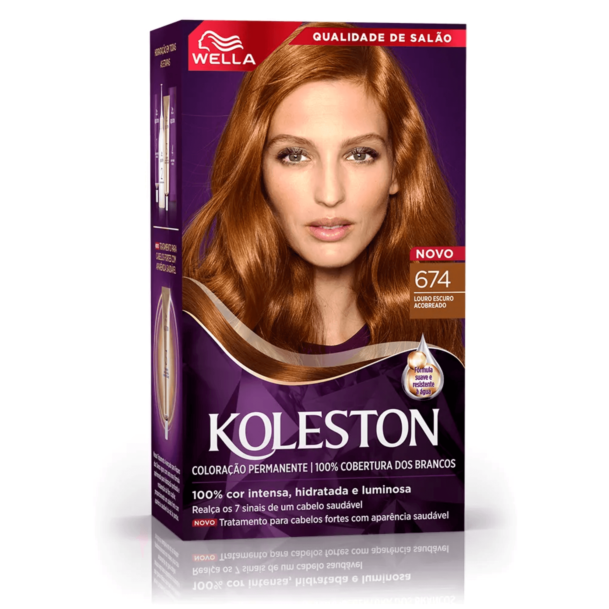 Coloração Permanente 674 Chocolate Acobreado Koleston