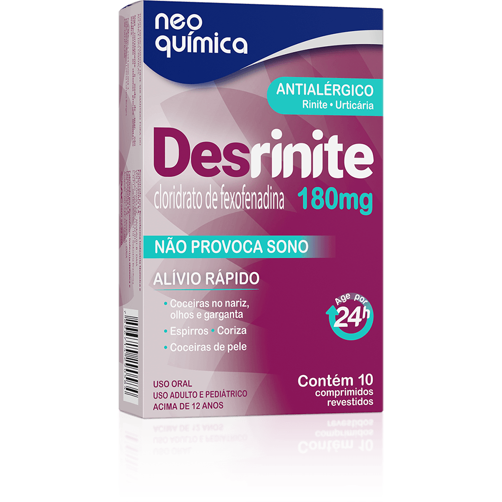 Desrinite 180Mg 10 Comprimidos — Desrinite 180Mg 10Cpr