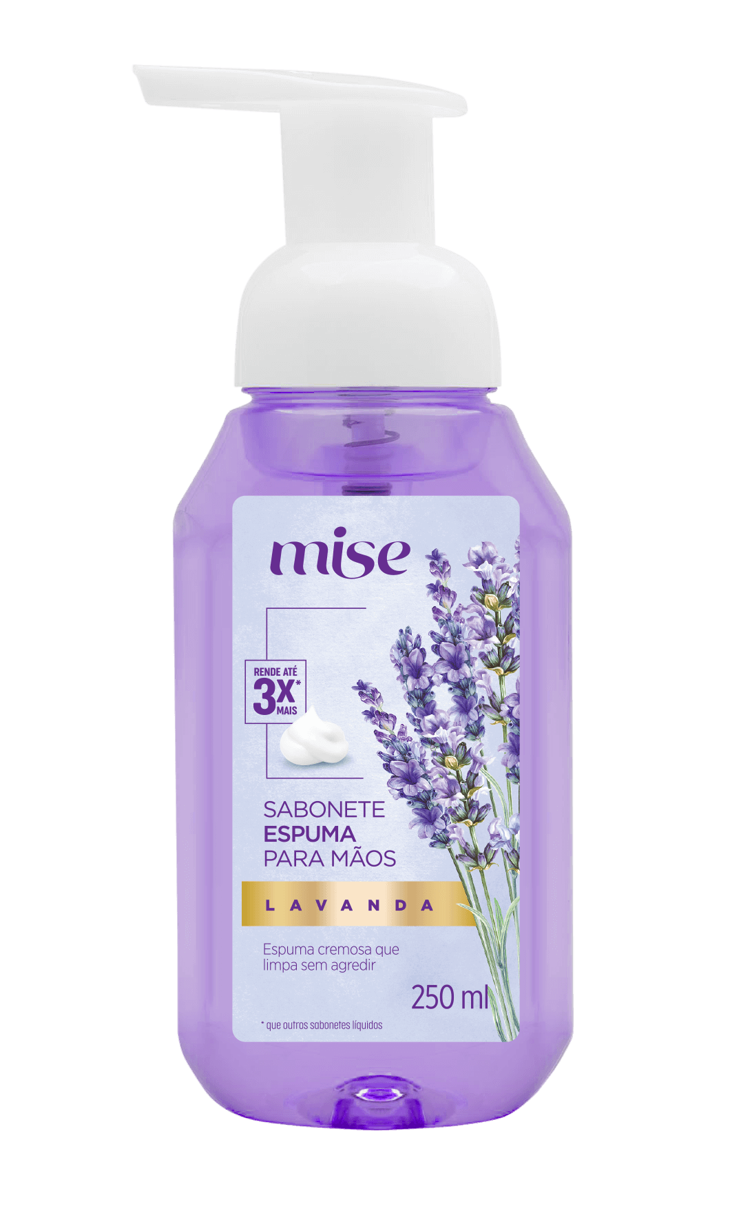 Sabonete Espuma Mãos Mise Lavanda - 250ml