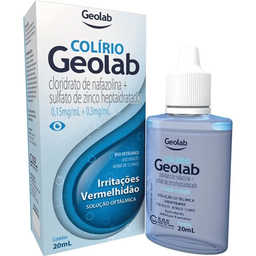 Colírio Geolab 0,15Mg + 0,03Mg Solução Oftálmica 20Ml