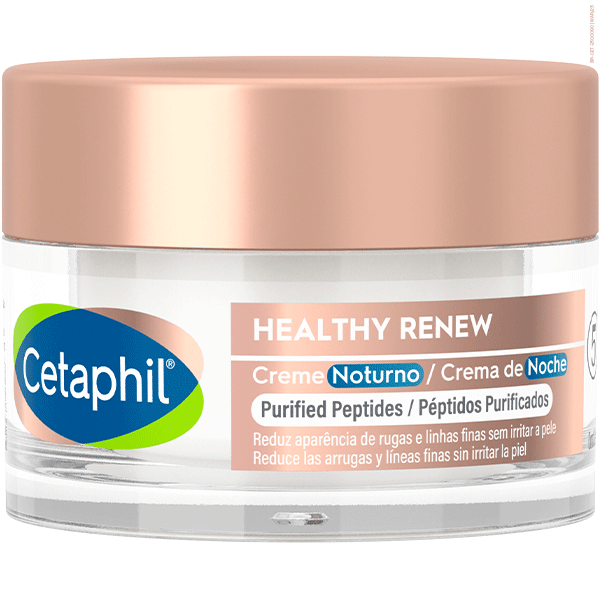Creme Facial Noturno Anti-idade Cetaphil Healthy Renew 50ml para pele sensível - Galderma