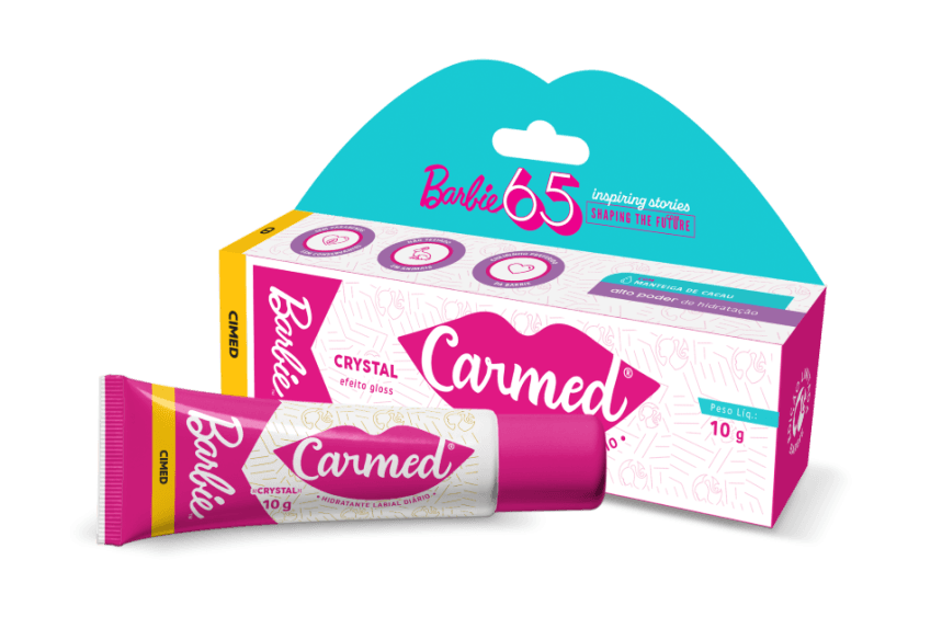 Hidratante Labial Carmed Barbie Crystal - 10g