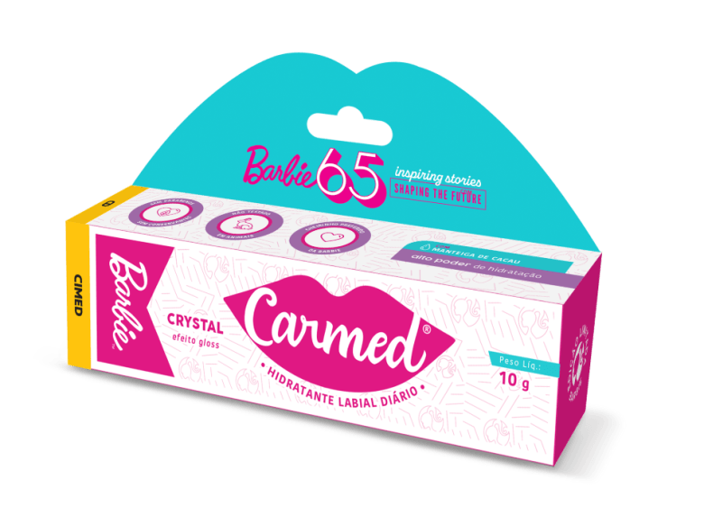 Hidratante Labial Carmed Barbie Crystal - 10g - Imagem 3