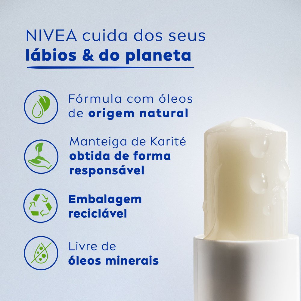 Protetor Labial Nivea Med Repair - FPS15 - 4,8g - Imagem 5