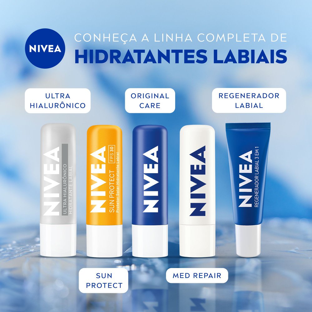 Protetor Labial Nivea Med Repair - FPS15 - 4,8g - Imagem 8