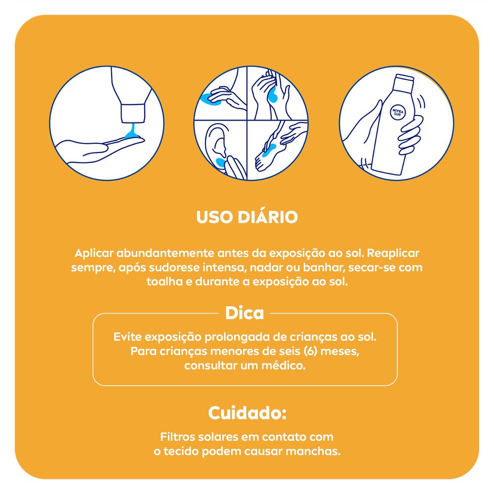NIVEA SUN Protetor Solar Kids & Babies Pele Sensível FPS 60 125ml - Imagem 9