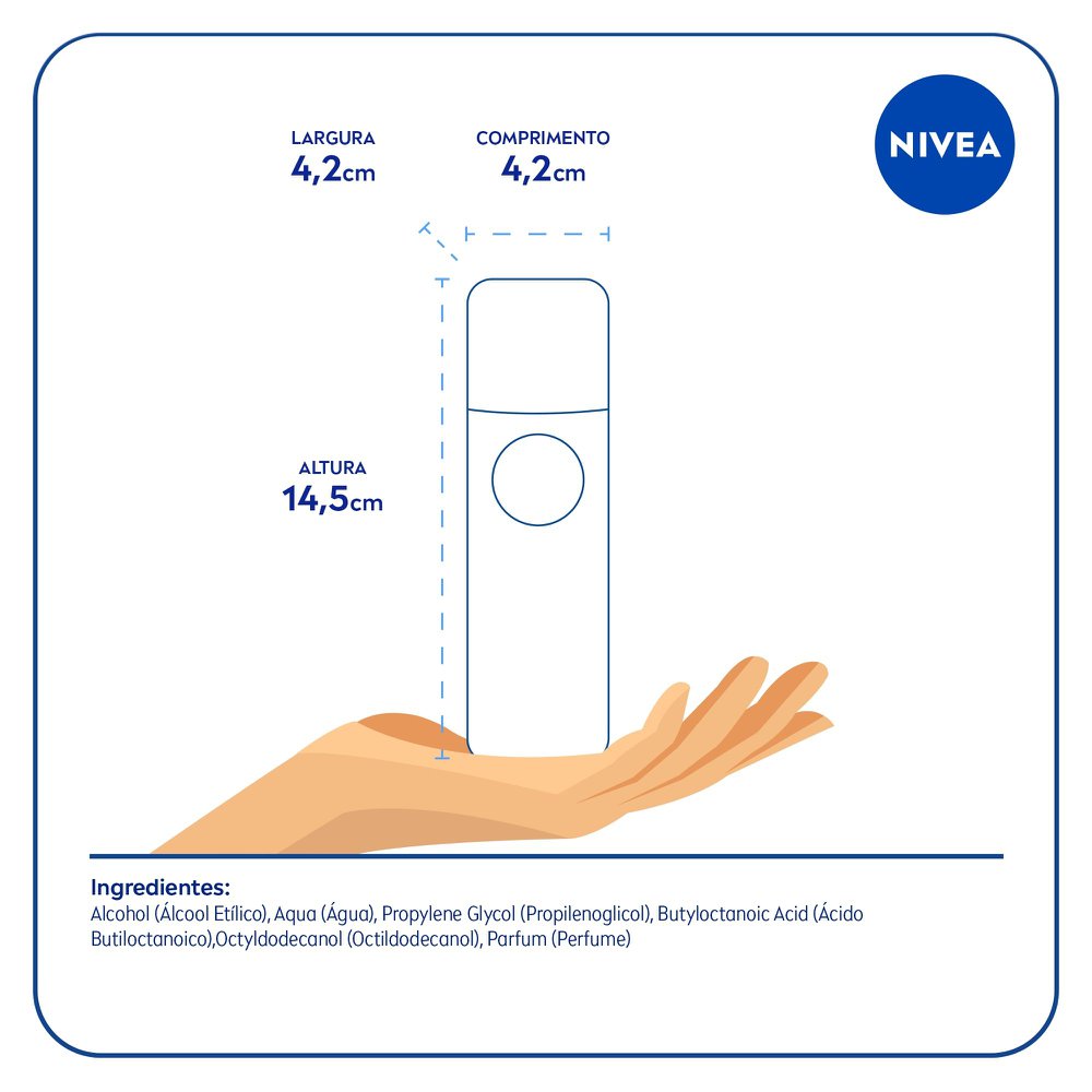 Desodorante Nivea Spray Fresh Natural 90Ml - Nivea Deo - Imagem 7