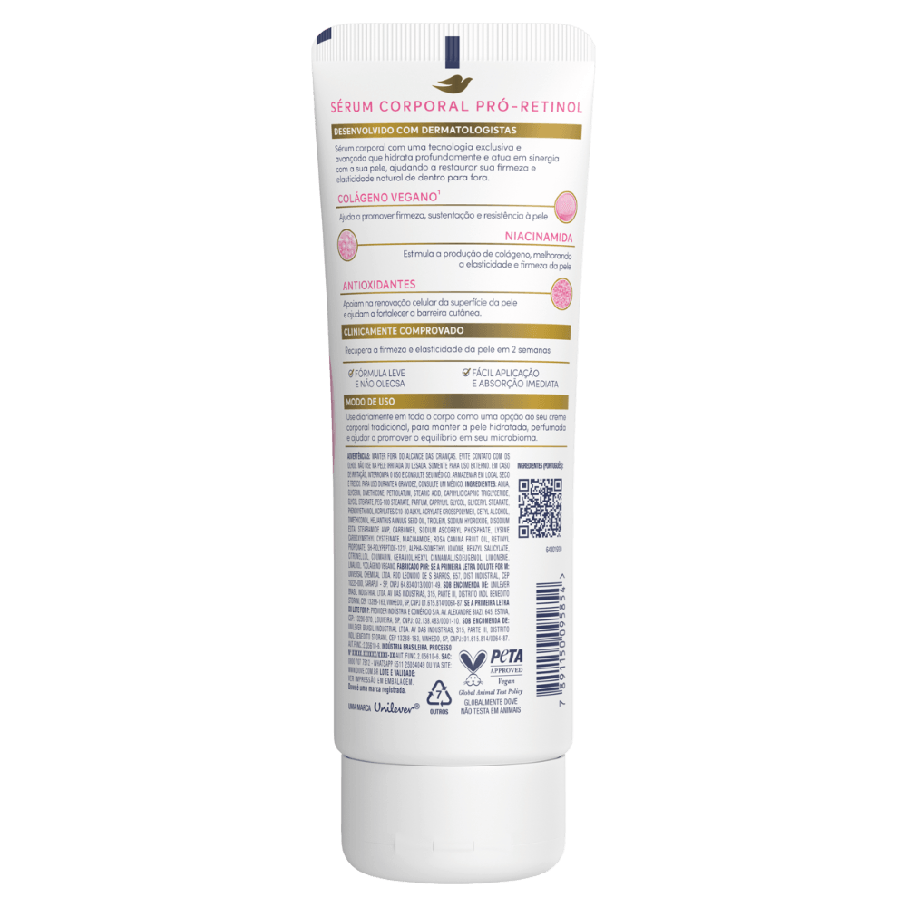 Sérum Deo Hidratante Corporal Dove Pró-Retinol + Firmador Bisnaga - 180ml - Imagem 2