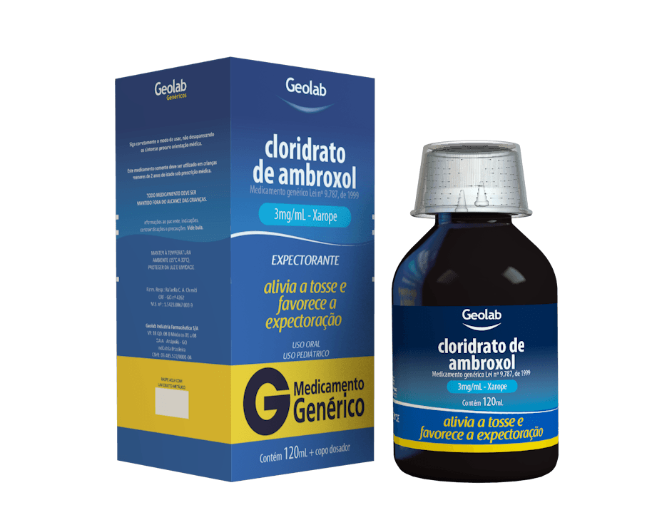 Cloridrato De Ambroxol 3Mg/Ml 120Ml Xarope - Geolab