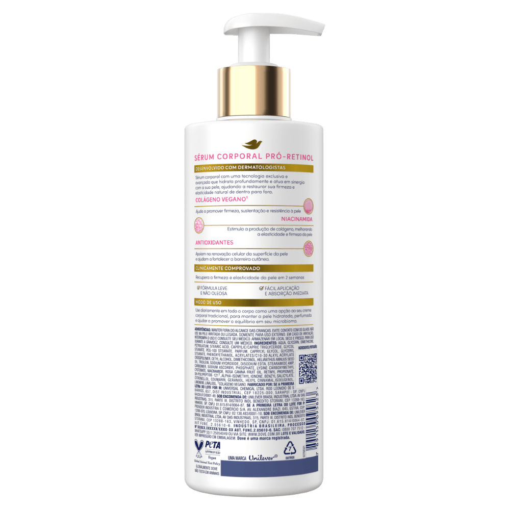 Sérum Deo Hidratante Corporal Dove Pró-Retinol + Firmador - 380ml - Imagem 2