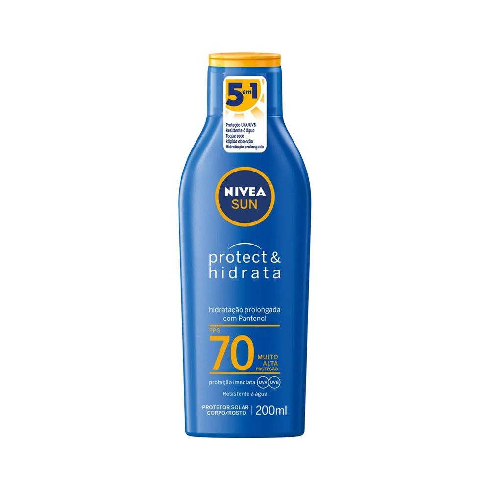 Protetor Solar Nivea Sun Protect & Hidrata - FPS70 - 200ml