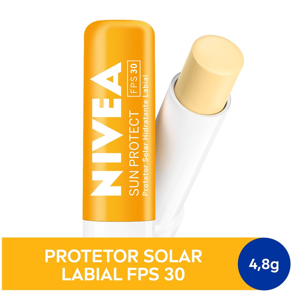 Protetor Labial Nivea Sun Protect Fps30 Stick 4,8G - Imagem 2
