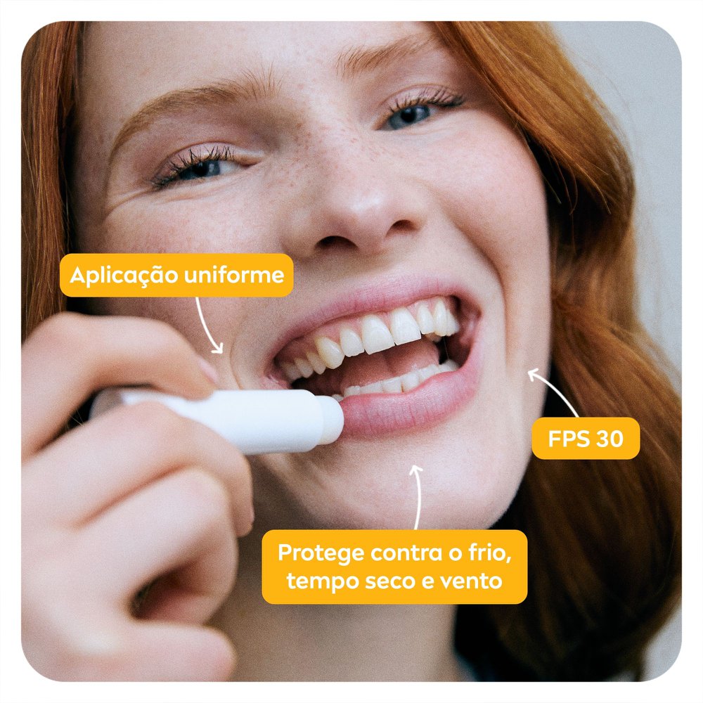 Protetor Labial Nivea Sun Protect Fps30 Stick 4,8G - Imagem 4