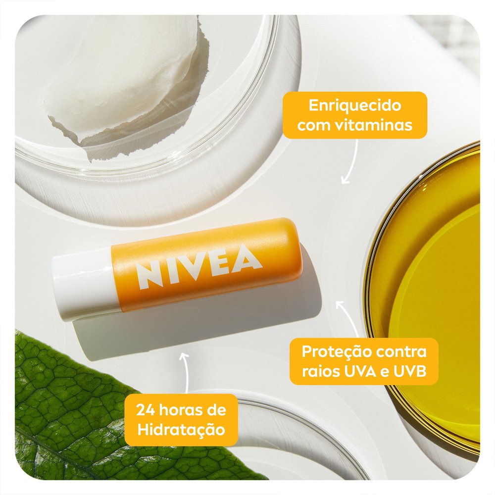 Protetor Labial Nivea Sun Protect Fps30 Stick 4,8G - Imagem 5