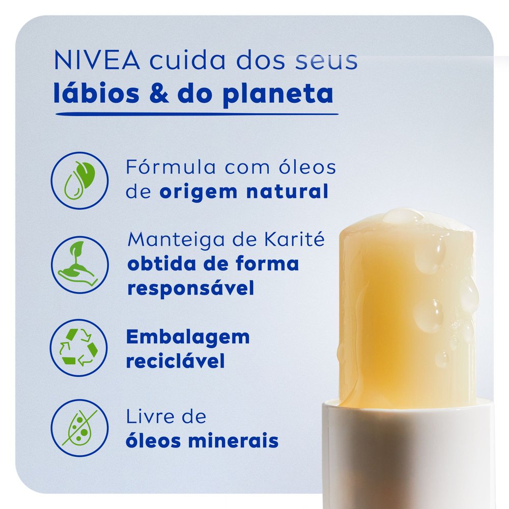 Protetor Labial Nivea Sun Protect Fps30 Stick 4,8G - Imagem 6
