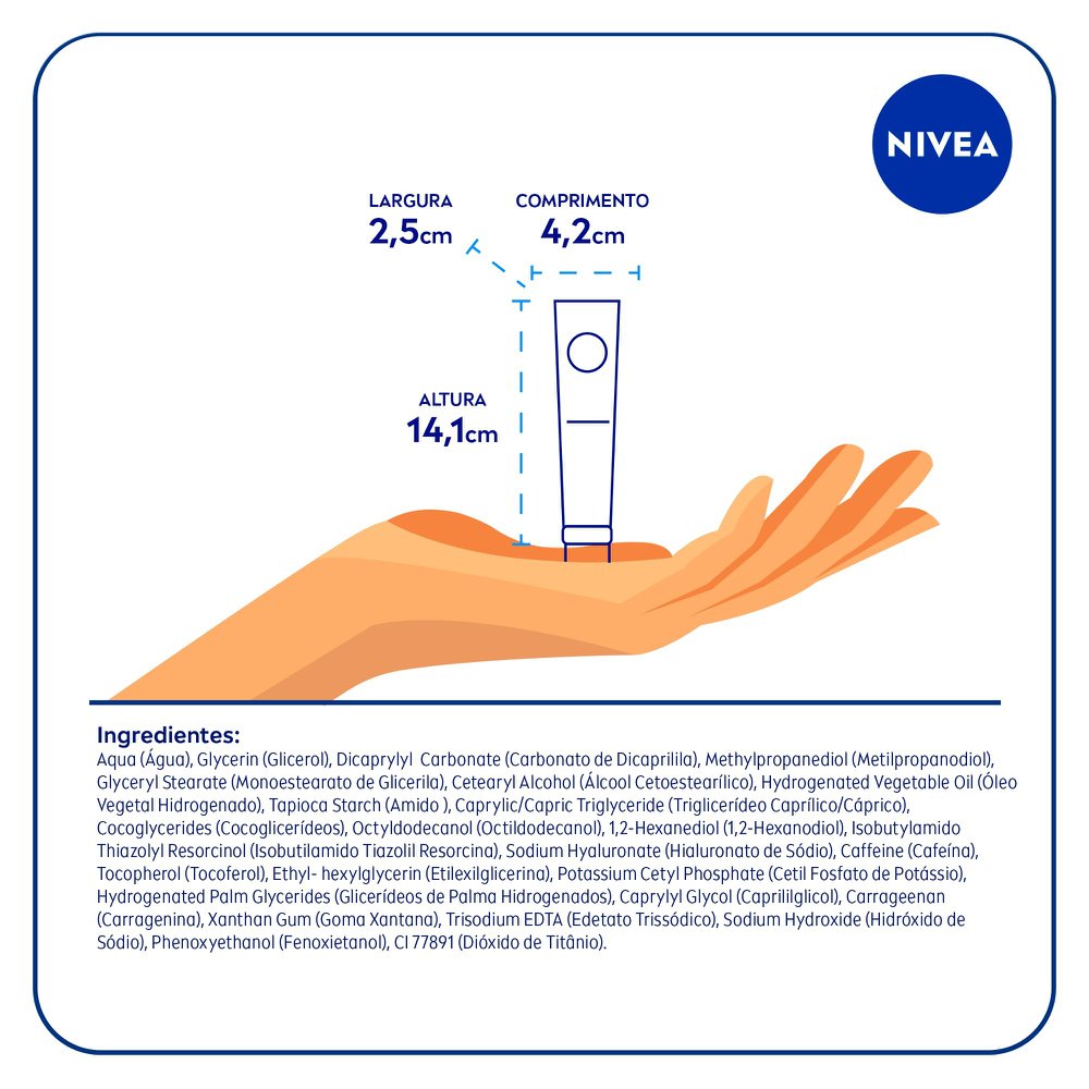 NIVEA Uniformizador Facial Cellular Luminous 630 Antiolheiras 15ml - Imagem 8