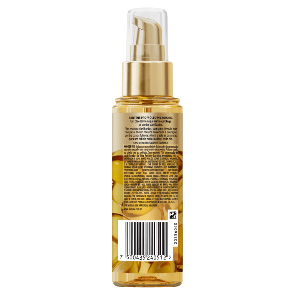 Leave-In Finalizador Pantene Óleo Milagroso - 95ml - Imagem 2