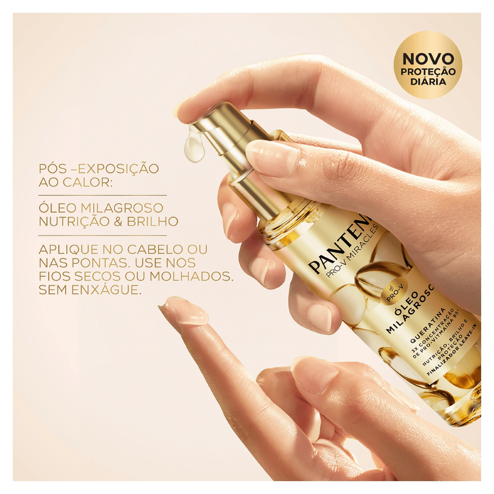 Leave-In Finalizador Pantene Óleo Milagroso - 95ml - Imagem 8