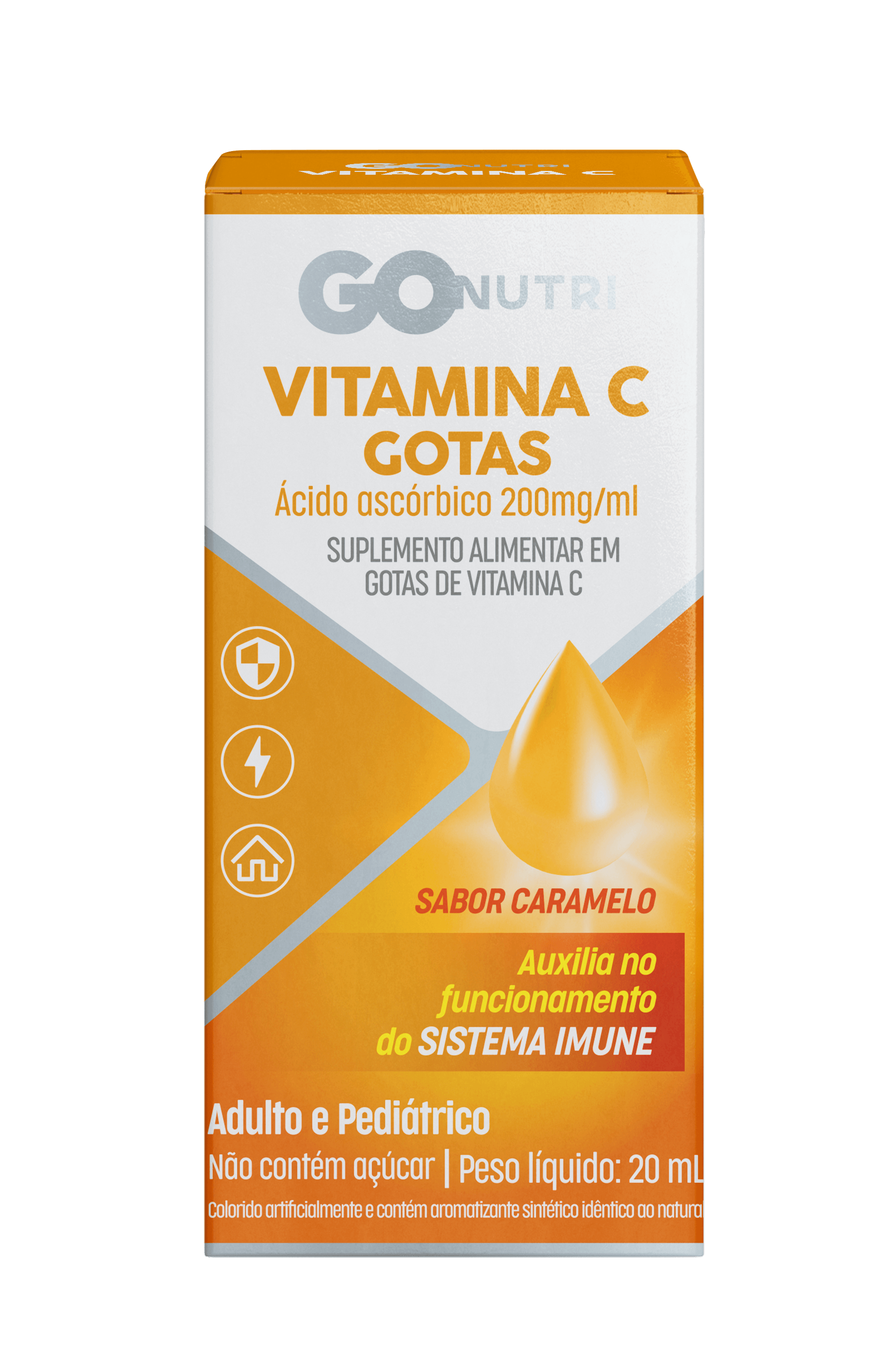 Suplemento Vitamina C GOnutri 20ml Gotas