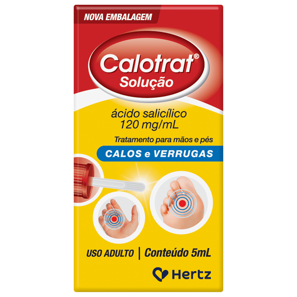 Calotrat Ácido Salicílico Solução 5Ml 120Mg Ml