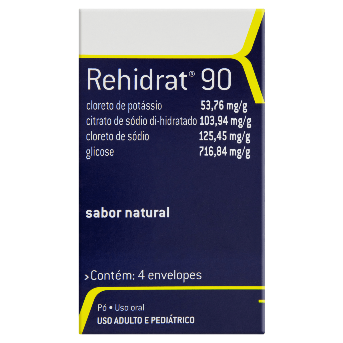 Rehidratante Rehidrat Natural Eurofarma 4 Envelopes Pó para Diluição