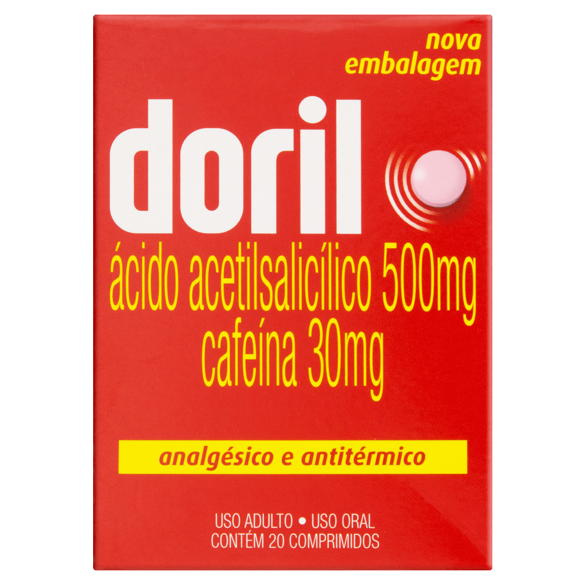 Doril Cosmed Caixa 20 Comprimidos