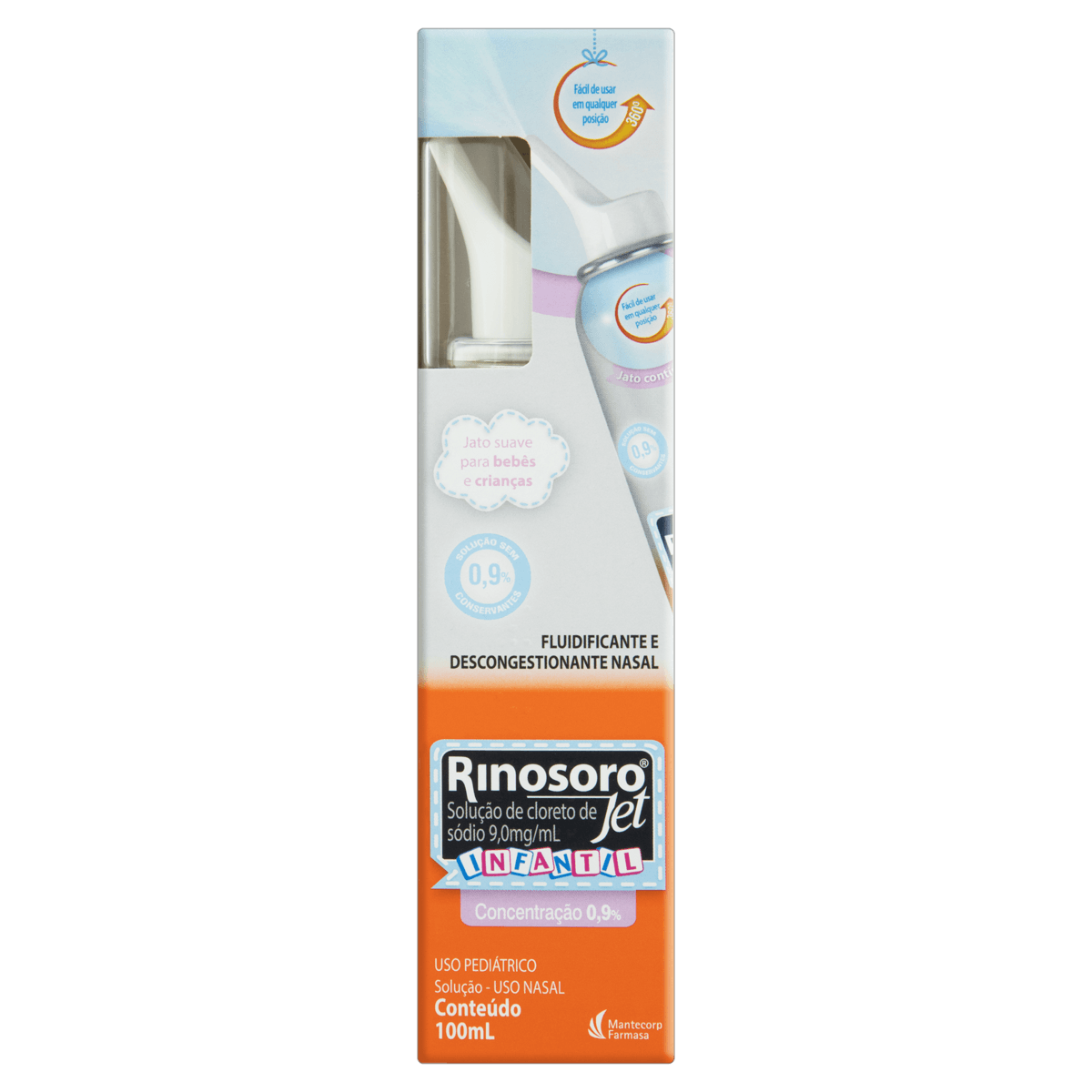 Rinosoro Jet Infantil 9,0mg/ml   Caixa 100ml
