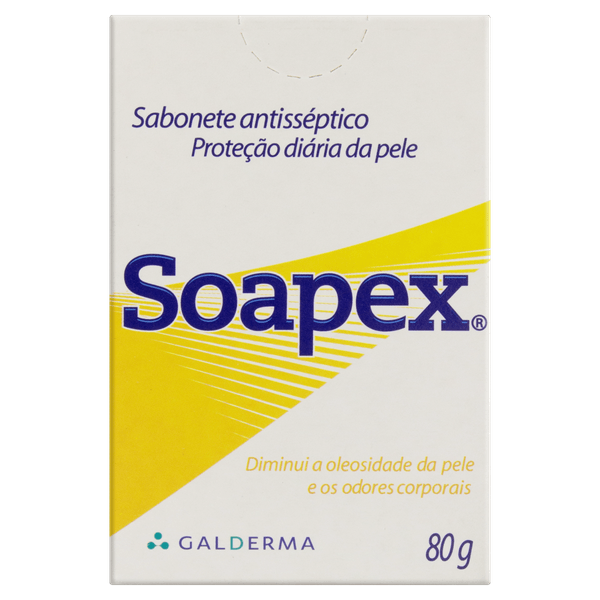 Sabonete antisséptico Soapex 80g para pele normal a oleosa Sabonete Soapex 80G - Soapex