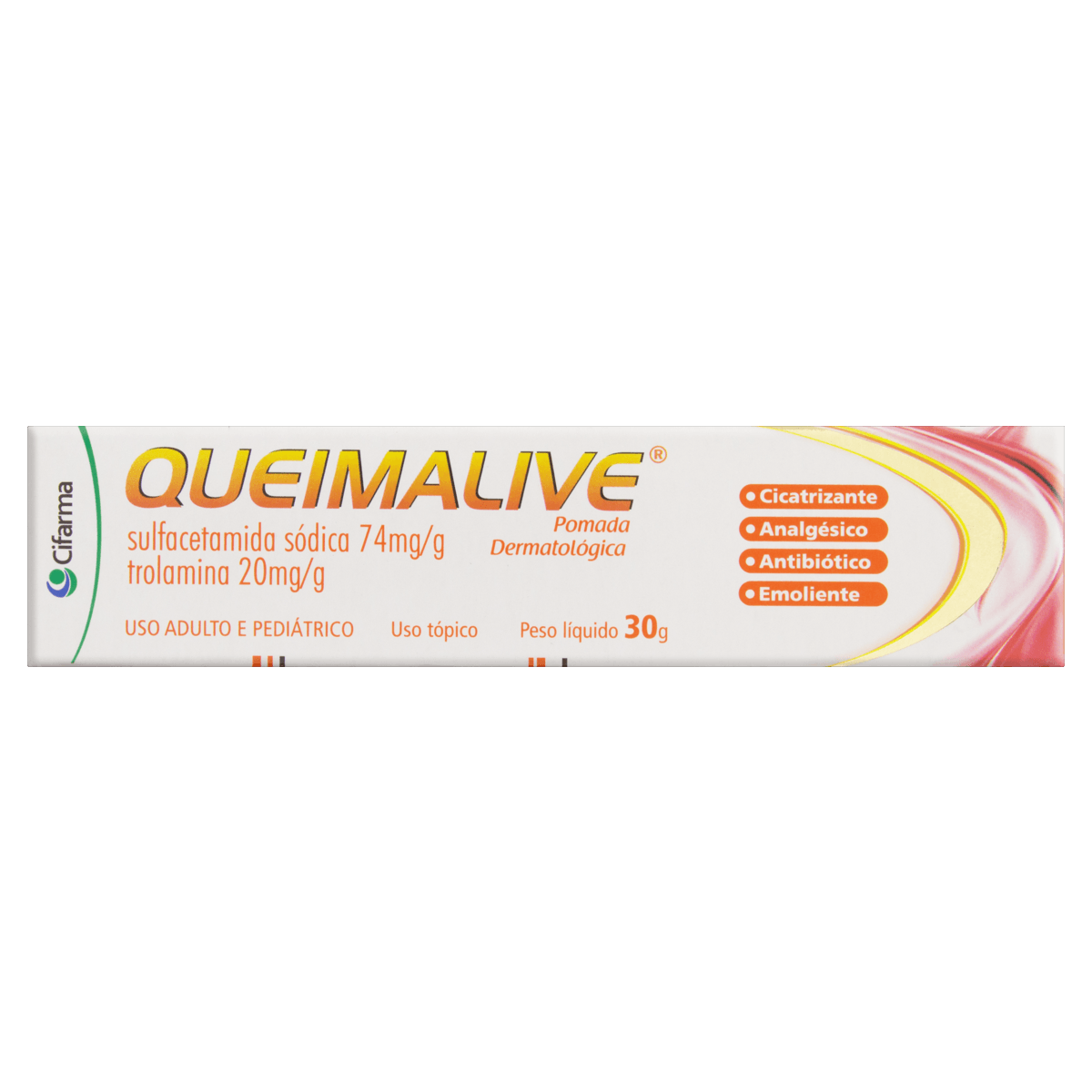 Queimalive Pomada 74 + 20g 30g